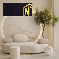 SOFA PHÒNG CHỜ NAILS/SPA THIẾT KẾ ĐƠN GIẢN -SFSP03
